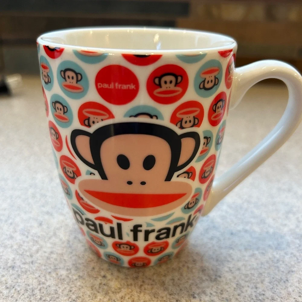 NWT! Paul Frank Julius - Set of Two Ceramic Mugs